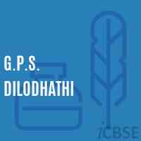 G.P.S. Dilodhathi Primary School Logo