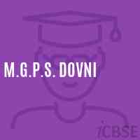 M.G.P.S. Dovni Primary School Logo