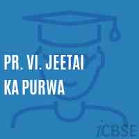 Pr. Vi. Jeetai Ka Purwa Primary School Logo