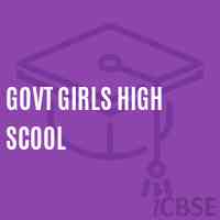 Govt Girls High Scool School Logo