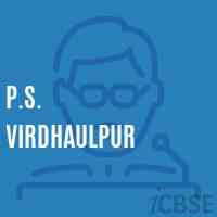 P.S. Virdhaulpur Primary School Logo