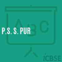 P.S. S. Pur Primary School Logo