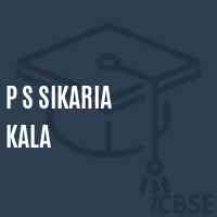 P S Sikaria Kala Primary School Logo
