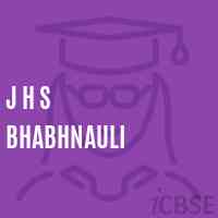 J H S Bhabhnauli Middle School Logo