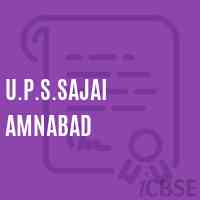 U.P.S.Sajai Amnabad Middle School Logo