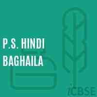 P.S. Hindi Baghaila Primary School Logo