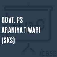 Govt. Ps Araniya Tiwari (Sks) Primary School Logo