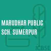 Marudhar Public Sch. Sumerpur Middle School Logo