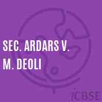 Sec. Ardars V. M. Deoli Secondary School Logo