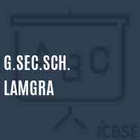 G.Sec.Sch. Lamgra Secondary School Logo