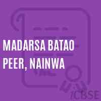 Madarsa Batao Peer, Nainwa Primary School Logo