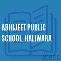Abhijeet Public School_Haliwara Logo