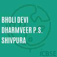 Bholi Devi Dharmveer P.S. Shivpura Primary School Logo