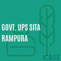 Govt. Ups Sita Rampura Middle School Logo