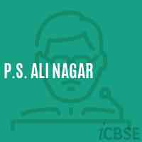 P.S. Ali Nagar Primary School Logo
