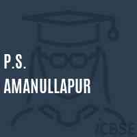 P.S. Amanullapur Primary School Logo