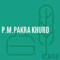P.M.Pakra Khurd Middle School Logo