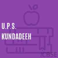 U.P.S. Kundadeeh Middle School Logo