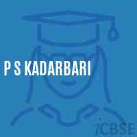 P S Kadarbari Primary School Logo