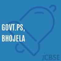 Govt.Ps, Bhojela Primary School Logo