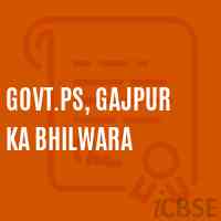 Govt.Ps, Gajpur Ka Bhilwara Primary School Logo