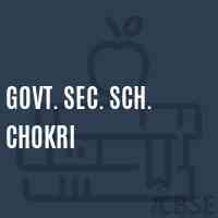 Govt. Sec. Sch. Chokri Secondary School Logo