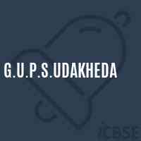 G.U.P.S.Udakheda Middle School Logo