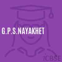 G.P.S.Nayakhet Primary School Logo