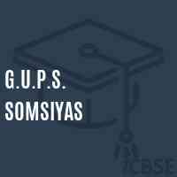 G.U.P.S. Somsiyas Middle School Logo
