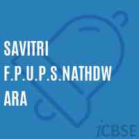 Savitri F.P.U.P.S.Nathdwara Middle School Logo