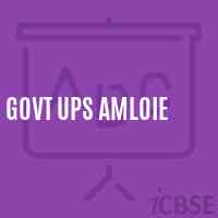 Govt Ups Amloie Middle School Logo