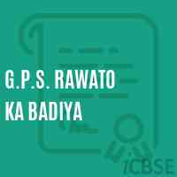 G.P.S. Rawato Ka Badiya Primary School Logo