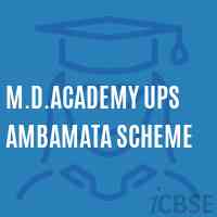 M.D.Academy Ups Ambamata Scheme Middle School Logo