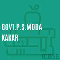 Govt.P.S.Moda Kakar Primary School Logo