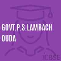Govt.P.S.Lambachouda Primary School Logo