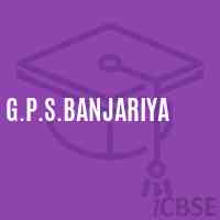 G.P.S.Banjariya Primary School Logo