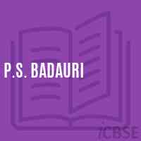 P.S. Badauri Primary School Logo