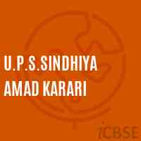 U.P.S.Sindhiya Amad Karari Middle School Logo