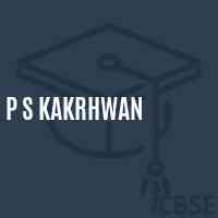 P S Kakrhwan Primary School Logo