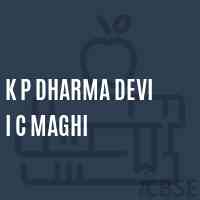 K P Dharma Devi I C Maghi High School Logo