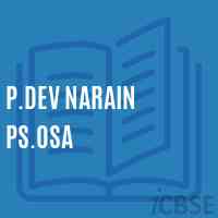 P.Dev Narain Ps.Osa Primary School Logo
