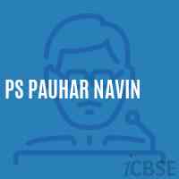Ps Pauhar Navin Primary School Logo