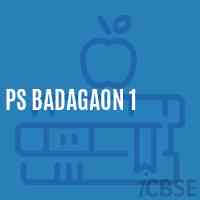 Ps Badagaon 1 Primary School Logo