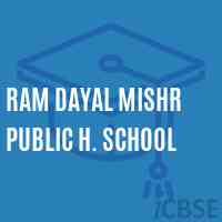 Ram Dayal Mishr Public H. School Logo