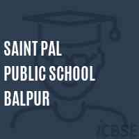 Saint Pal Public School Balpur Logo