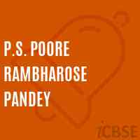 P.S. Poore Rambharose Pandey Primary School Logo