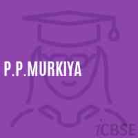 P.P.Murkiya Primary School Logo