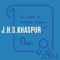 J.H.S.Khaspur Middle School Logo