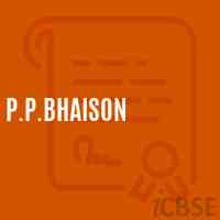 P.P.Bhaison Primary School Logo