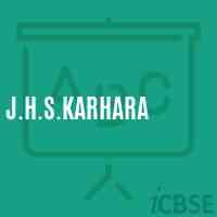 J.H.S.Karhara Middle School Logo